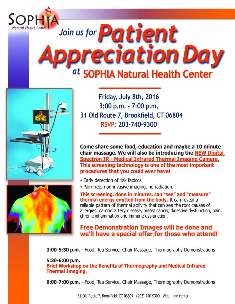 SOPHIA Natural Health Center Patient Appreciation Day!