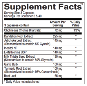 L-G bio clear supplement facts